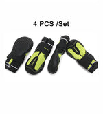 Truelove Pet Shoes Boots Waterproof for Dogs with Reflective Rugged Anti-Slip Sole Skid-Proof Outdoor Dog Shoes 2pc/4pc TLS4861